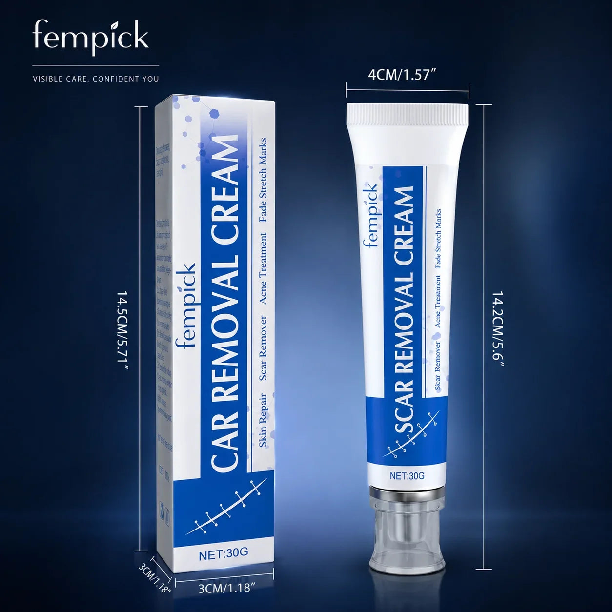 Fempick Scar Smooth – Great Care Cream for All Types of Skin Marks 🧴
