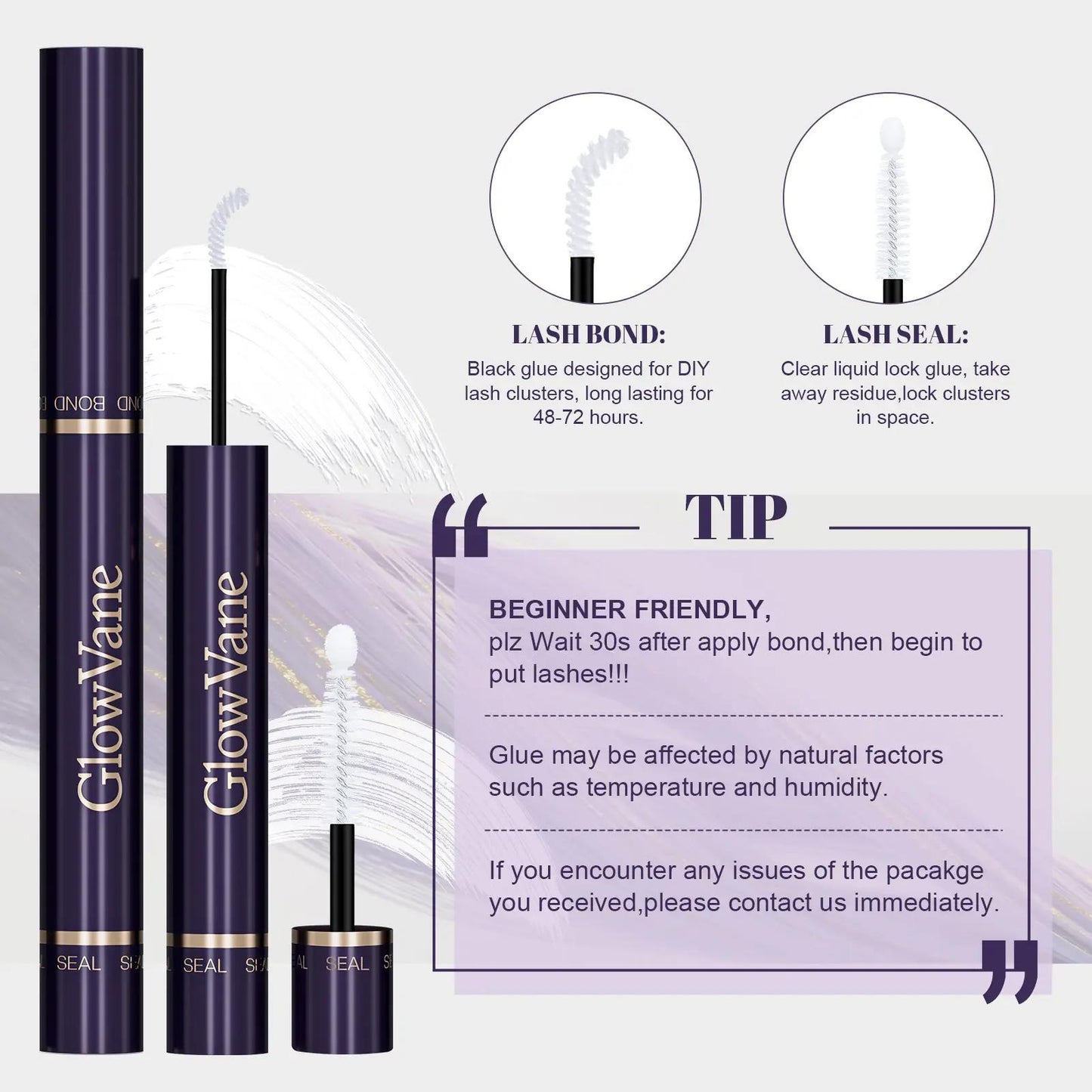 TrueCurve DIY Eyelash Clusters Kit, 0.03mm Soft Fluffy Waterproof 8-18mm Lash Set