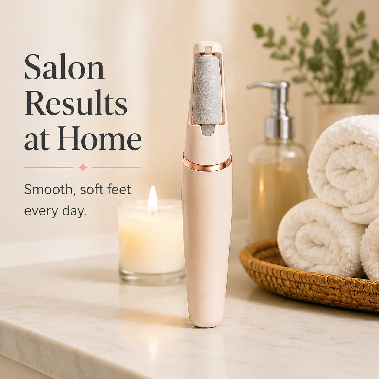 Valanea SilkSmooth Pro™ Electric Foot Callus Remover