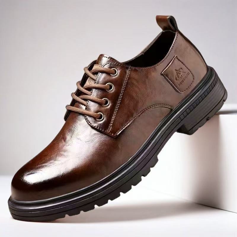 British-style business leather shoes