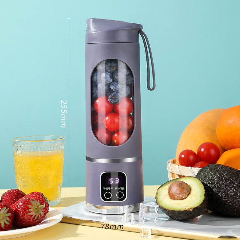 🏆LAST DAY 50% OFF🍹Portable Digital Multimode Juicer Blender✨LED Smart Display Leak-Proof For Travel & Office🎒