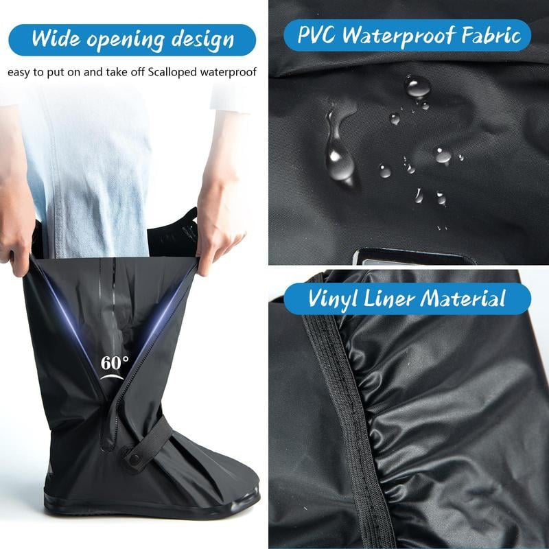 Waterproof Rain Boot Shoe Cover Non-Slip Waterproof Boot Covers for Snow & Rain