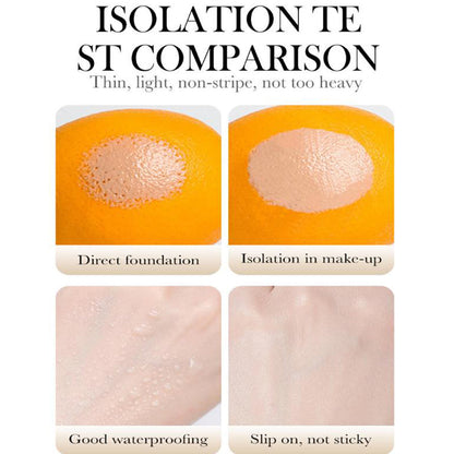 3-color Delicate Hydration Brighten Skin Tone Waterproof Concealer Isolation Cream