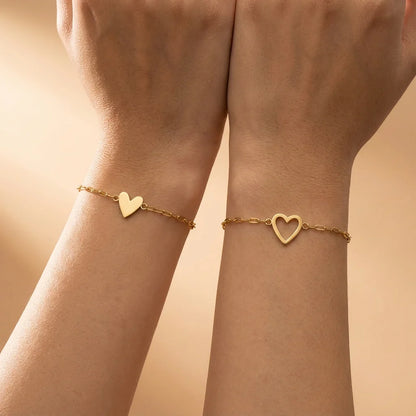 Matching Hearts Bracelet