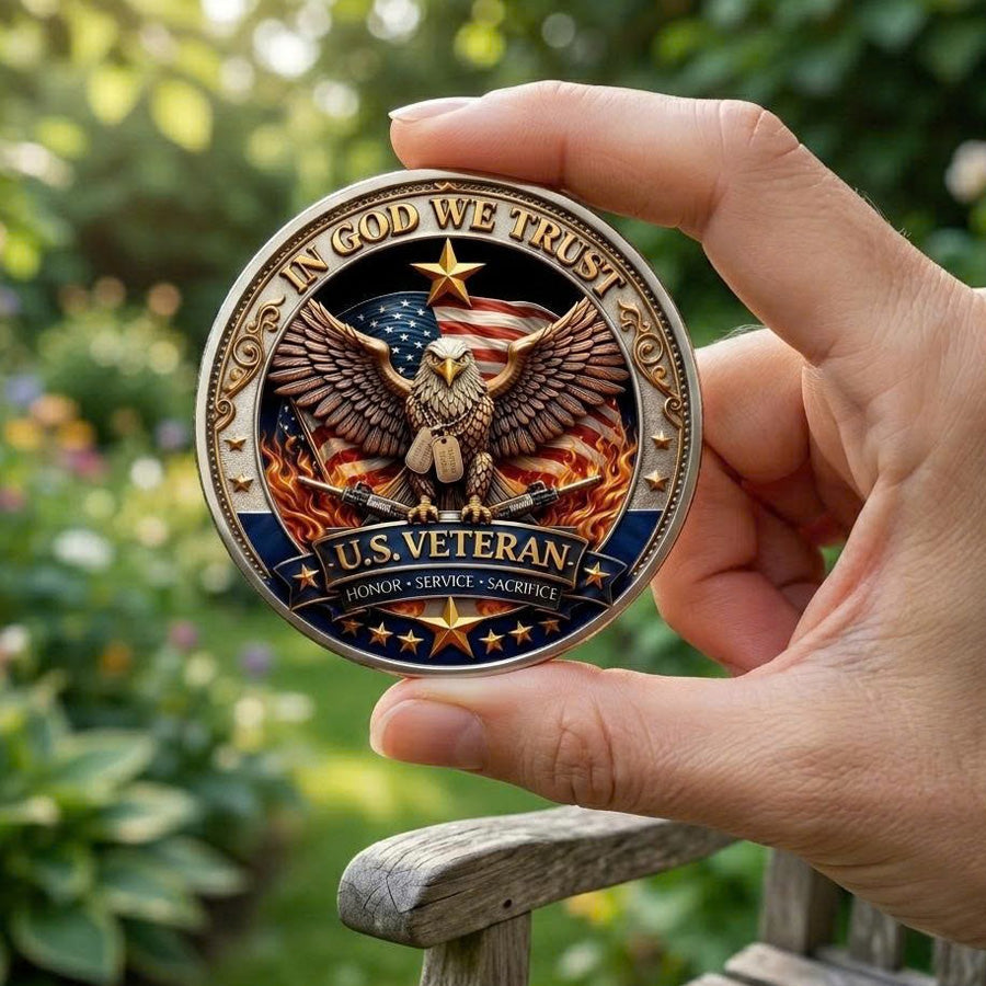 🔥Last Day 50% OFF🔥250 Years of Freedom Veteran Tribute Coin