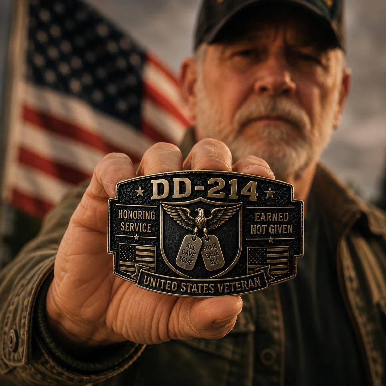 🎖️DD-214 Veteran Honor Belt Buckle (✨2026 Limited Edition)