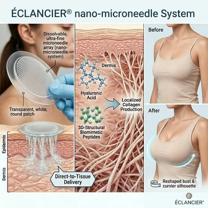 ÉCLANCIER® Targeted Breast Enhancement Advanced Nano Microneedle Patch