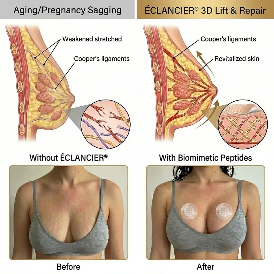 ÉCLANCIER® Targeted Breast Enhancement Advanced Nano Microneedle Patch
