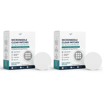 Effective MicroNeedle BotanicSkinTag Removal Patch