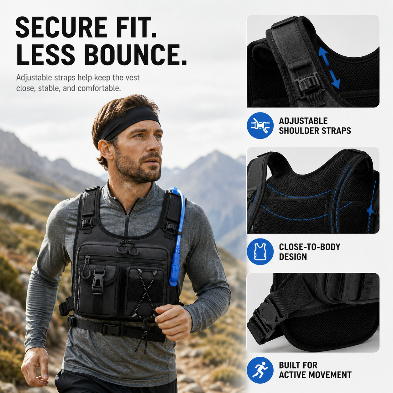 2L Hydration Running Vest | Lightweight Trail Pack