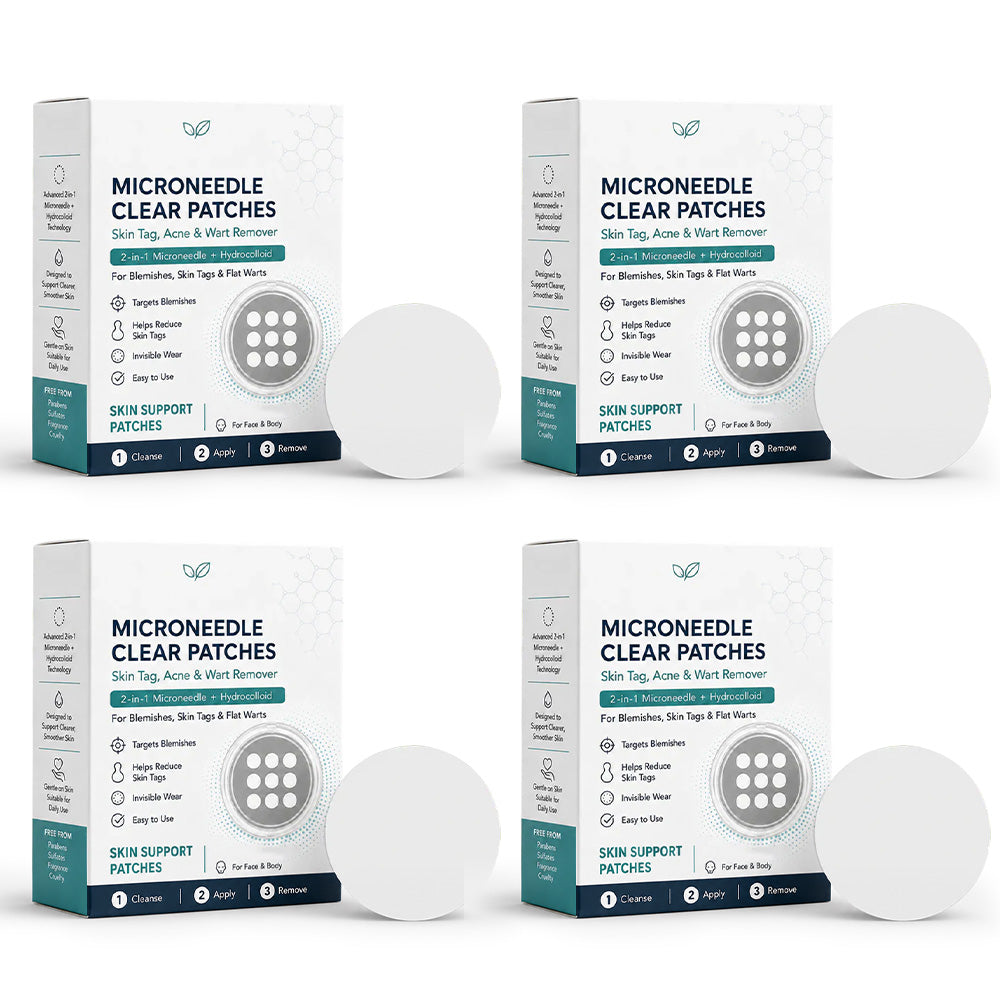 Effective MicroNeedle BotanicSkinTag Removal Patch