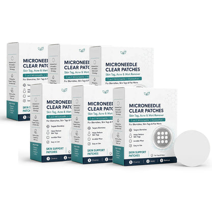 Effective MicroNeedle BotanicSkinTag Removal Patch