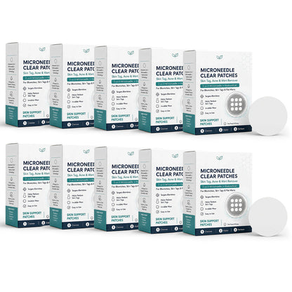 Effective MicroNeedle BotanicSkinTag Removal Patch