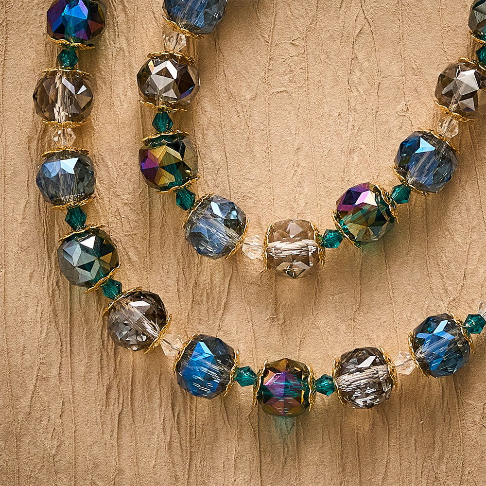Solacebeads Ocean Tone Crystal Rosary With Filigree Crucifix: Rooted In Blessed Marian Devotion - image 2