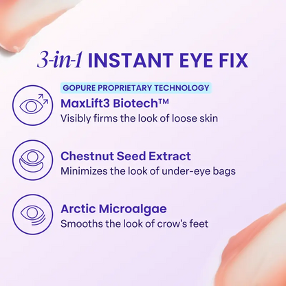 Plainlygoods Instant Lift Eye Gel – Bye Bye Eye Bags & Dark Circles