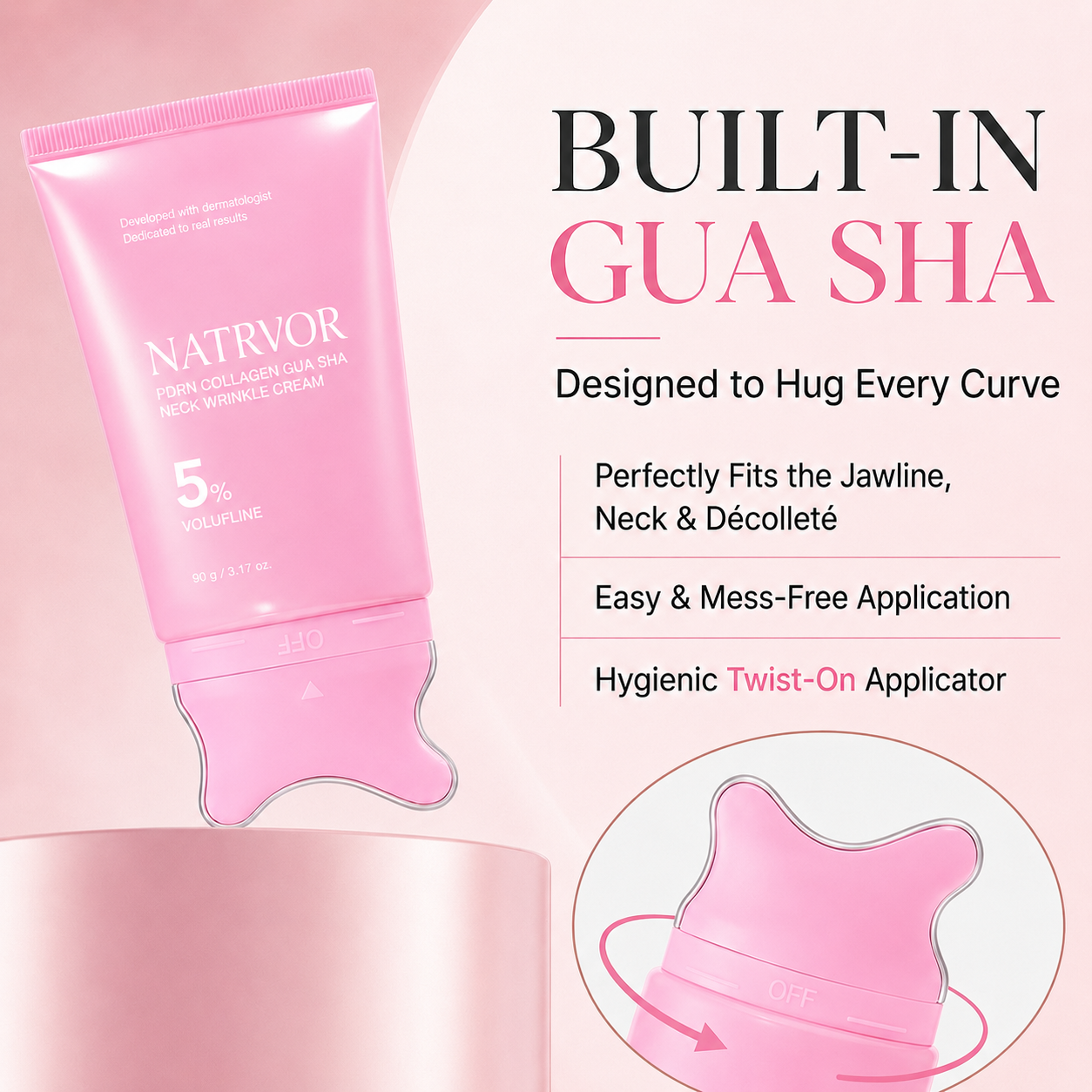 PDRN Collagen Gua Sha Neck Wrinkle Cream