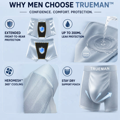 SUMMER SALE 60% OFF 💎 Premium Leakproof Bamboo IceSilk Boxer