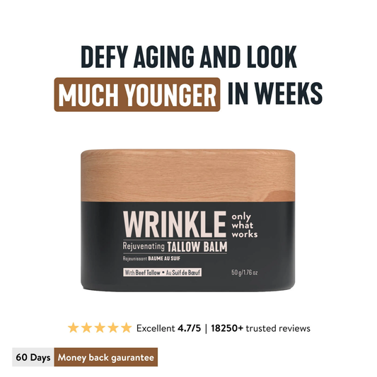 Wrinkle Defense Tallow Balm — Reclaim a Sharper, More Refreshed Look