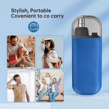 🎁 HOT SALE 50% OFF 💕 Rechargeable Portable Nose Hair Trimmer – Painless Precision, Built-In LED Light & USB-C Fast Charging – A Grooming Essential for Men ✨