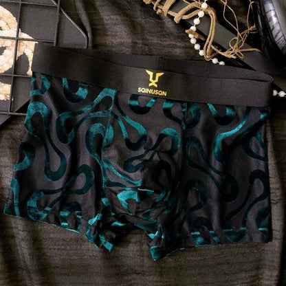 QS Sexy Breathable Mesh Boxer Shorts