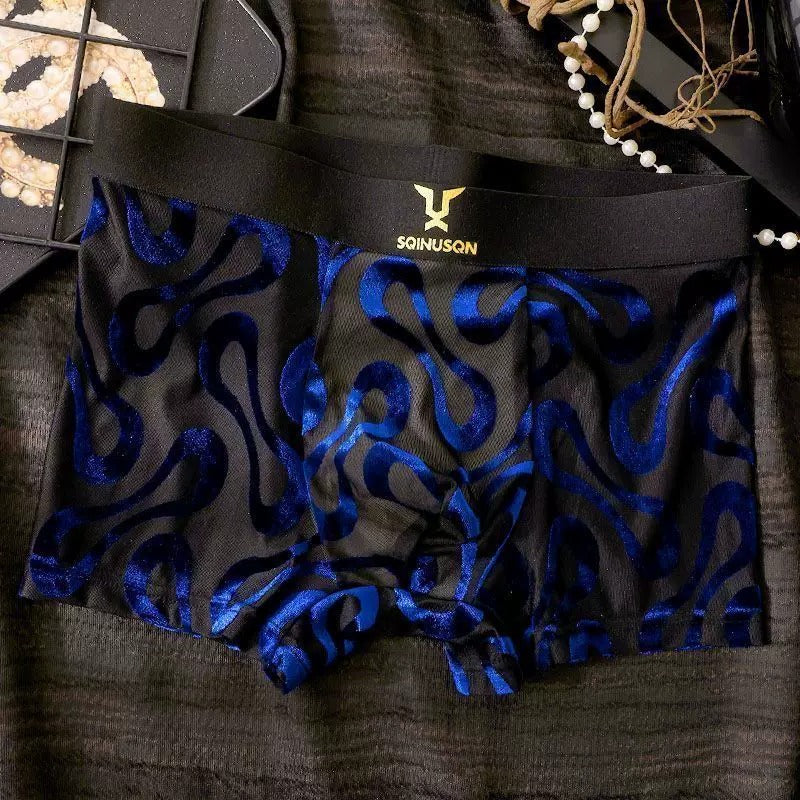 QS Sexy Breathable Mesh Boxer Shorts