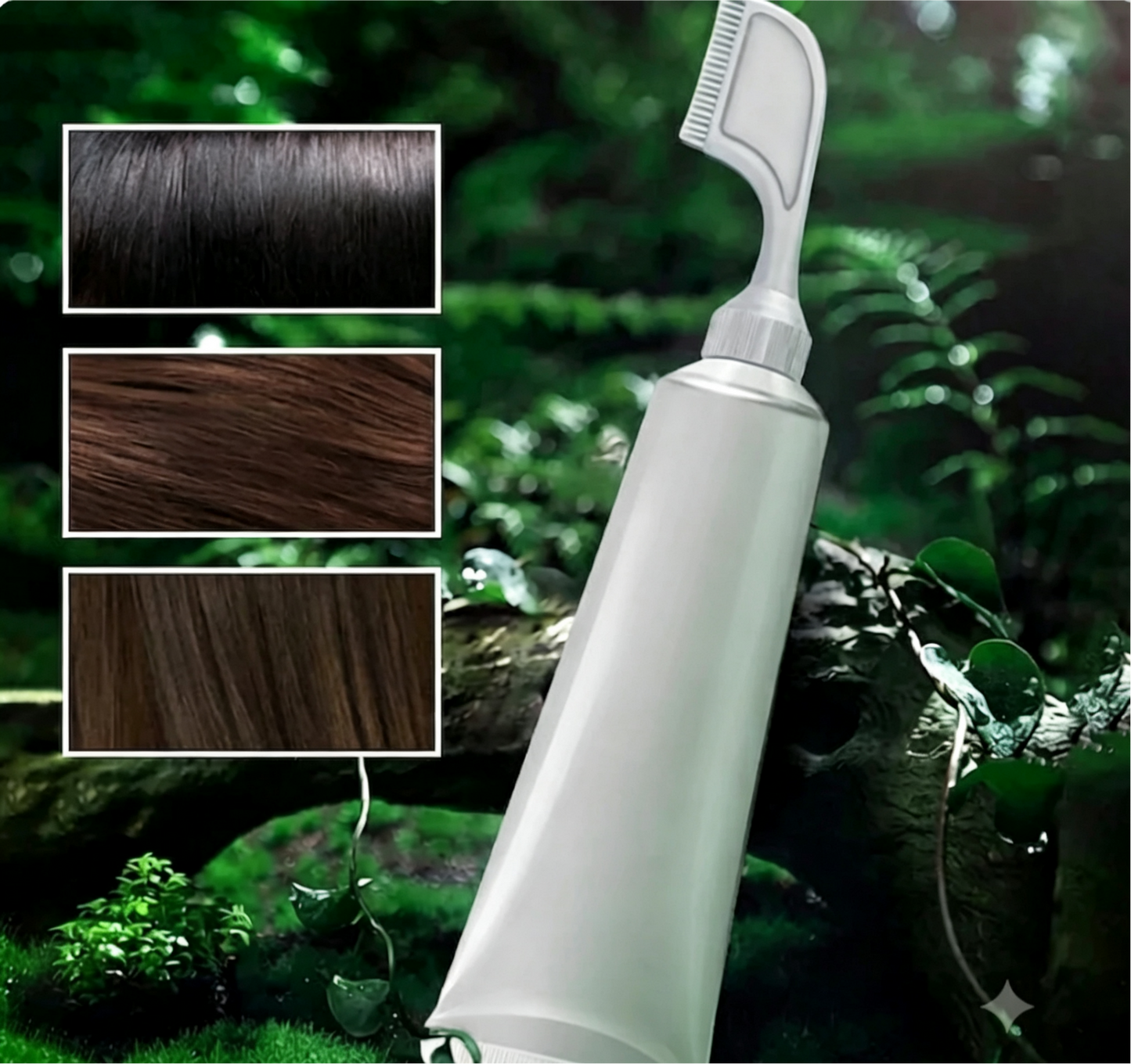 🔥Plant Extract Hair Dye Essence, Mild Irritation-Free Gray Hair Coverage Hair Color Cream With Ginseng Polygonum Extract At Home Hair Care For Men Women
