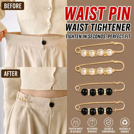 8-Piece Pearl Brooch Pin Set - Decorative Mixed-Style Fasteners for Cardigans & Dresses