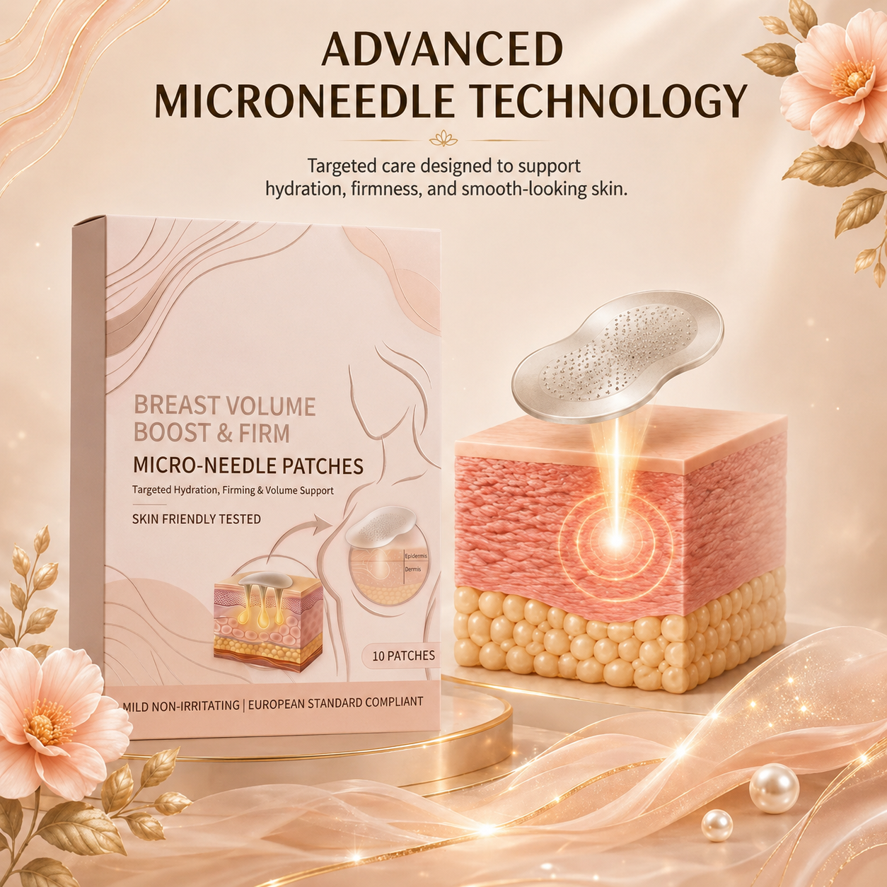 Breast Enhance Mentmicroneedle Patch