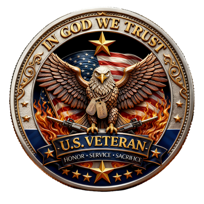 🔥Last Day 50% OFF🔥250 Years of Freedom Veteran Tribute Coin