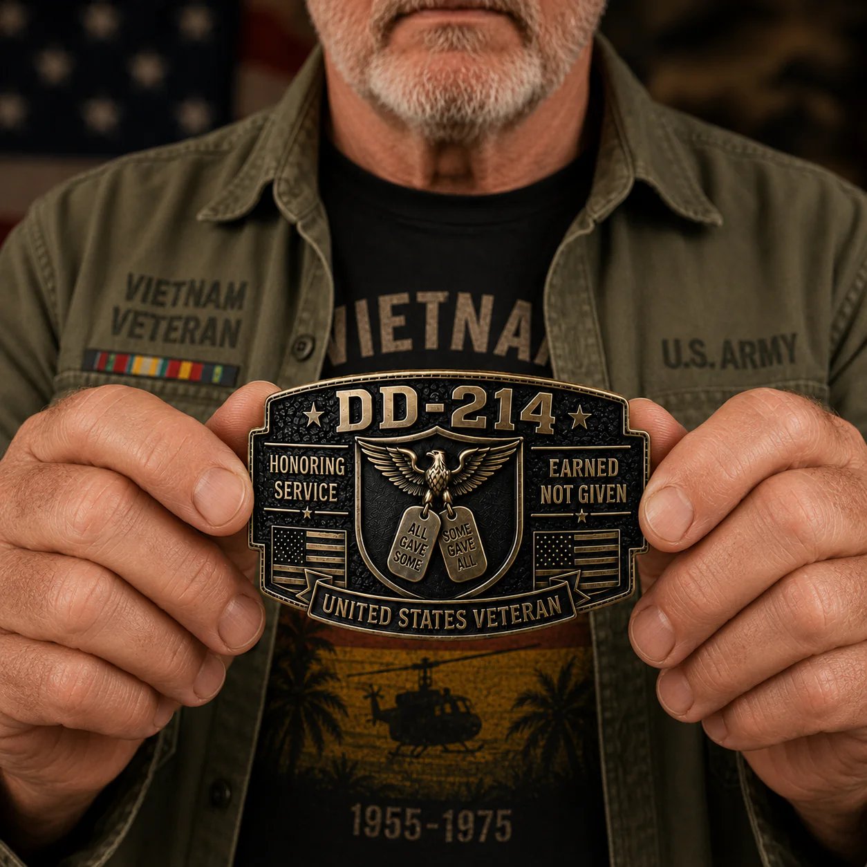 🎖️DD-214 Veteran Honor Belt Buckle (✨2026 Limited Edition)