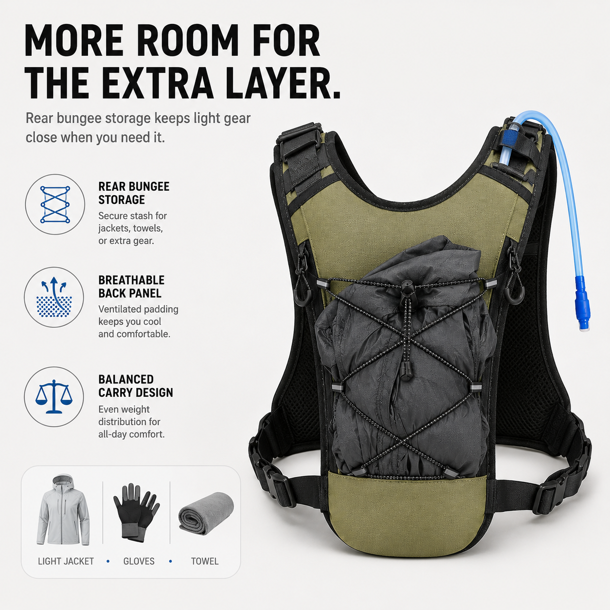 2L Hydration Running Vest | Lightweight Trail Pack