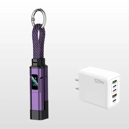 ⏰️Limited Time Flash Sale 🔥4-in-1 Digital Display Keychain Charging Cable