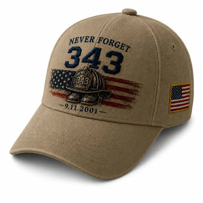 🧢Never Forget 343 Memorial Cap 🎁 Buy the Cap Get the Matching Tribute Coin FREE