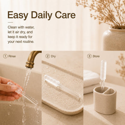Reusable Sticky Ear Cleaning Stick, Soft Adhesive Tip for Dry Earwax