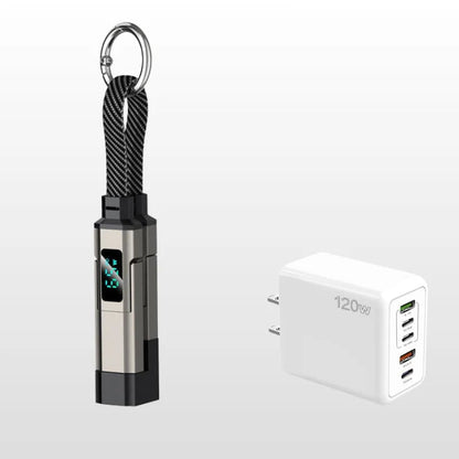 ⏰️Limited Time Flash Sale 🔥4-in-1 Digital Display Keychain Charging Cable