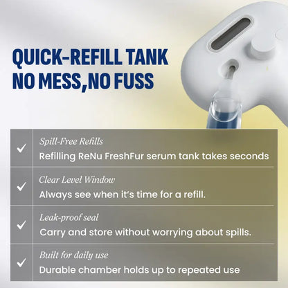 ReNu FreshFur Shower Brush + Cleansing Mist