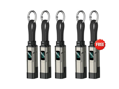 ⏰️Limited Time Flash Sale 🔥4-in-1 Digital Display Keychain Charging Cable