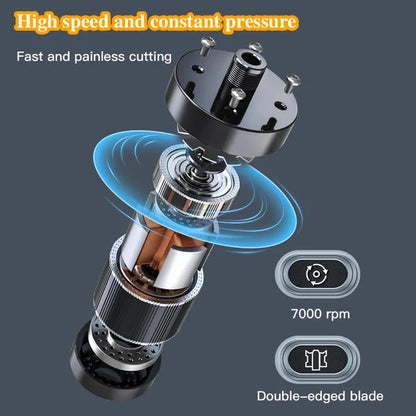 🎁 HOT SALE 50% OFF 💕 Rechargeable Portable Nose Hair Trimmer – Painless Precision, Built-In LED Light & USB-C Fast Charging – A Grooming Essential for Men ✨