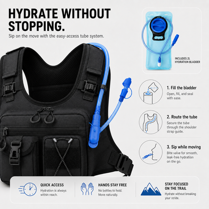 2L Hydration Running Vest | Lightweight Trail Pack
