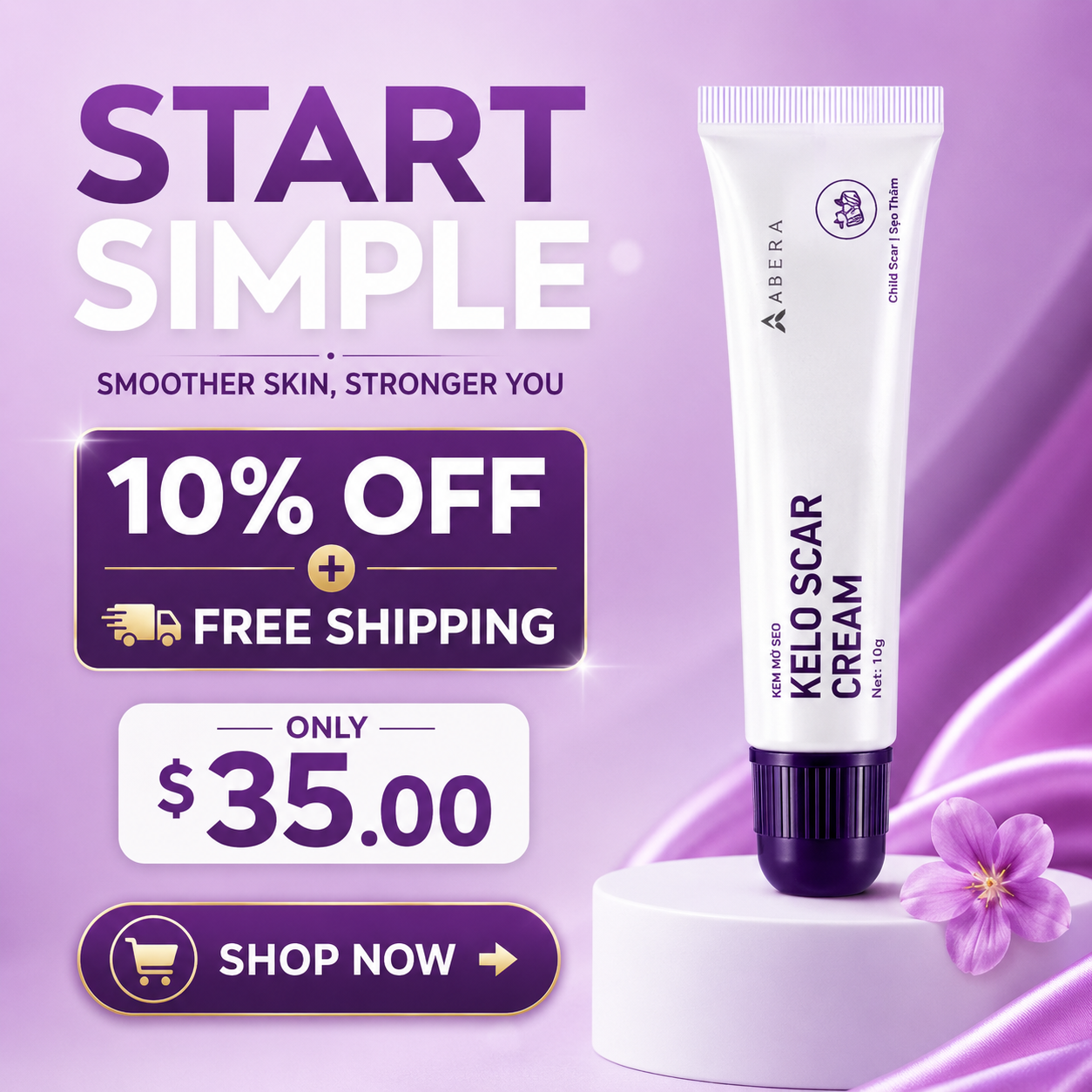 Abera Kelo Scar Care Cream - Top Seller