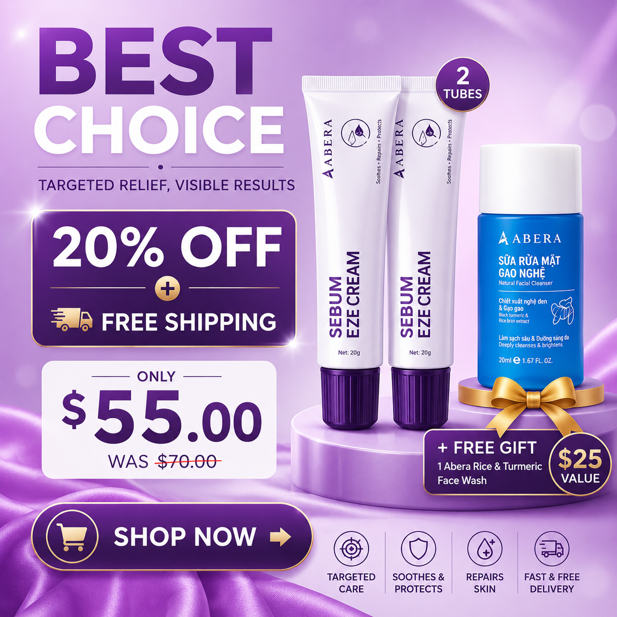 Abera Kelo Scar Care Cream - Top Seller