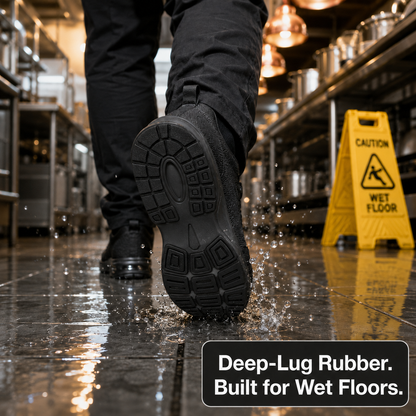 Faventina™ SHIFT-12 — Work Sneakers for Men | 12-Hour Support on Hard Floors
