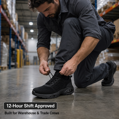 Faventina™ SHIFT-12 — Work Sneakers for Men | 12-Hour Support on Hard Floors