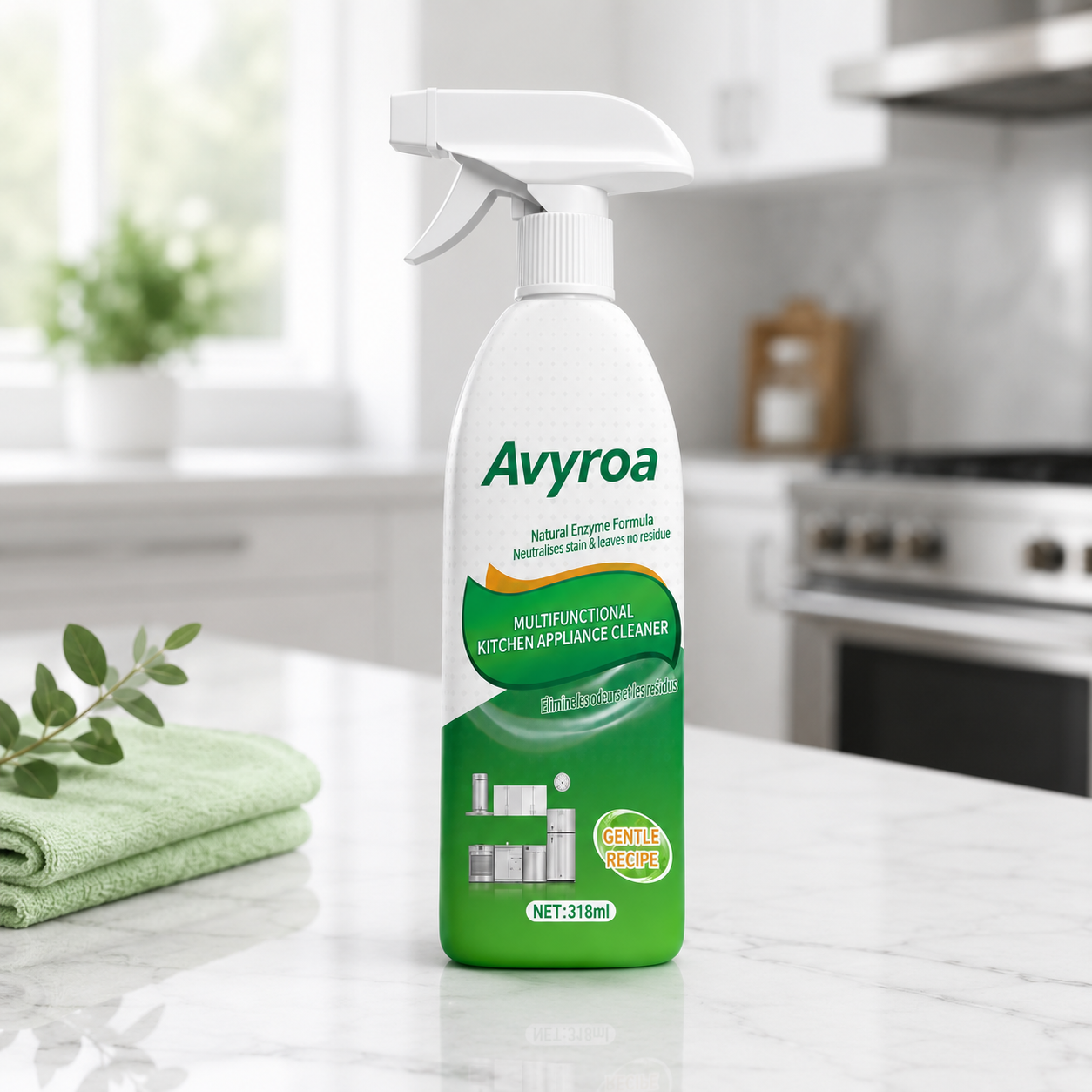 💥LAST DAY SALE 79% OFF💥Kitchen Spray Cleaner and Degreaser for Kitchens,Counter tops,Ovens,and Appliances