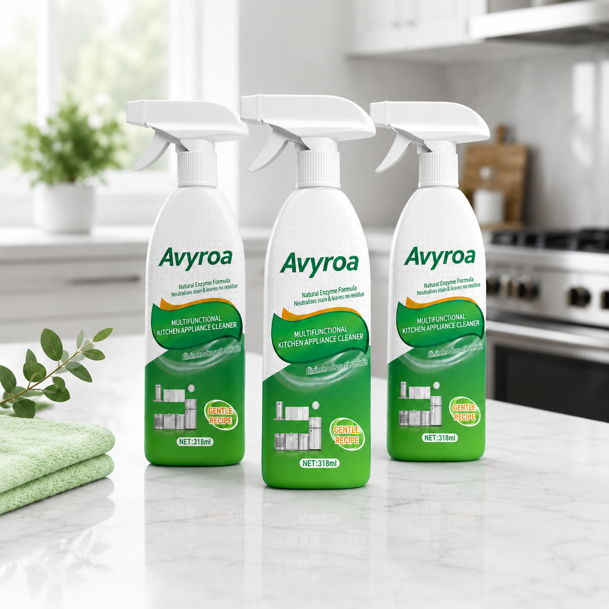 💥LAST DAY SALE 79% OFF💥Kitchen Spray Cleaner and Degreaser for Kitchens,Counter tops,Ovens,and Appliances