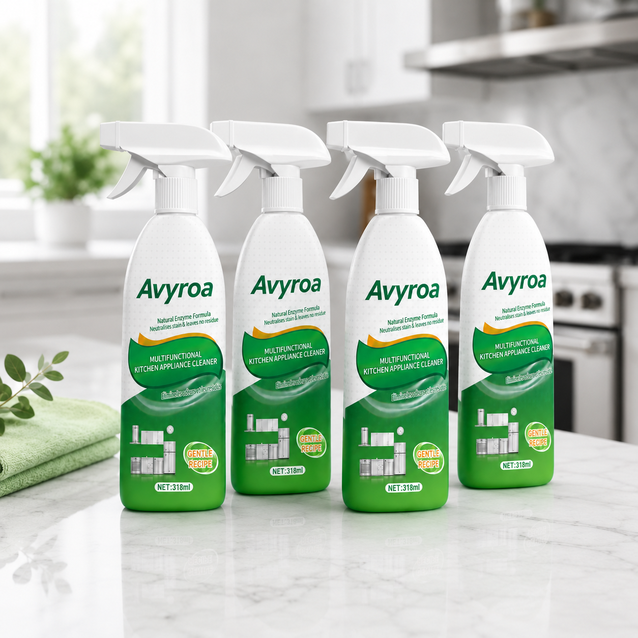 💥LAST DAY SALE 79% OFF💥Kitchen Spray Cleaner and Degreaser for Kitchens,Counter tops,Ovens,and Appliances