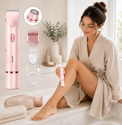 Velmora™ Electric Bikini & Body Hair Trimmer – Waterproof, Painless & Rechargeable