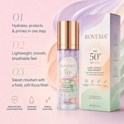 ROVEXIA™ Three-Color Protective Isolation Cream with SPF 50 Coverage