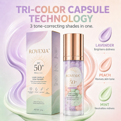 ROVEXIA™ Three-Color Protective Isolation Cream with SPF 50 Coverage