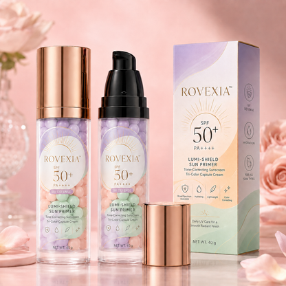 ROVEXIA™ Three-Color Protective Isolation Cream with SPF 50 Coverage